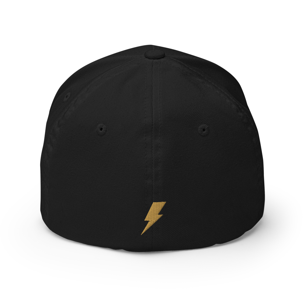 Built For This Cap (Flexfit 6277) — Black (back)