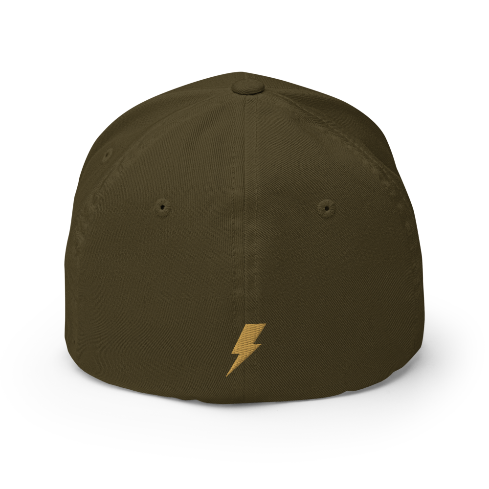 Built For This Cap (Flexfit 6277) — Olive (back)